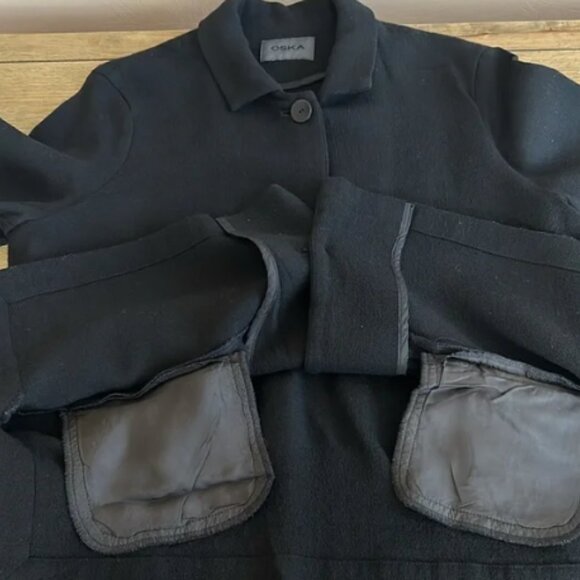 Oska Virgin Wool Women’s Blazer. Size 10. - Picture 3 of 6